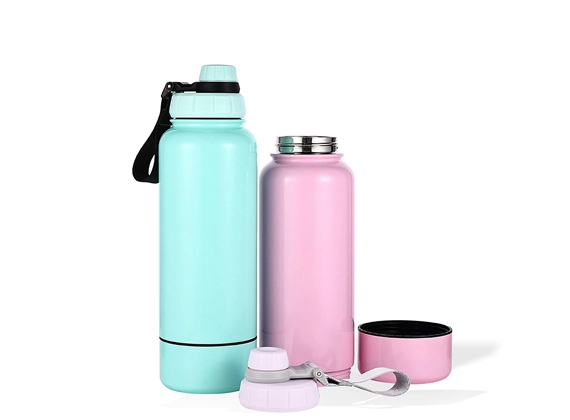 2 in one insulated water bottles in bulk