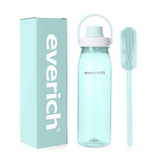 Garrafa de água Tritan 06096B Tampa de alça de bico