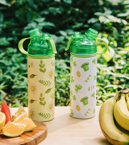 Tampa de pulverização Garrafa de água de dupla utilização 01604A