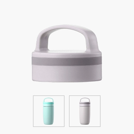 Copo de café 12 oz com tampa de alça 2 em 1