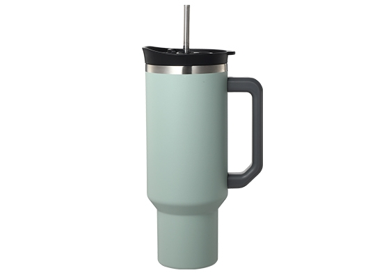 Copo de 40 oz com alça e palha 19323B