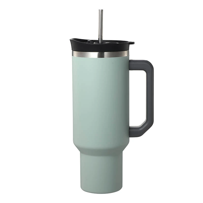 Copo de 40 oz com alça e palha 19323B