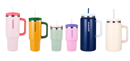 Copo de 40 oz com alça e palha 19312B